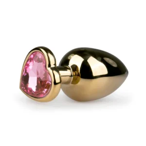 Metal Gold & Pink Heart – Le Bijou de Play Scintillant