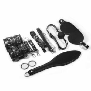 Set de 7 Accessoires en Cuir Vegan