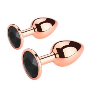 Fem Gem® Duo – Rose Gold & Cristal Noir